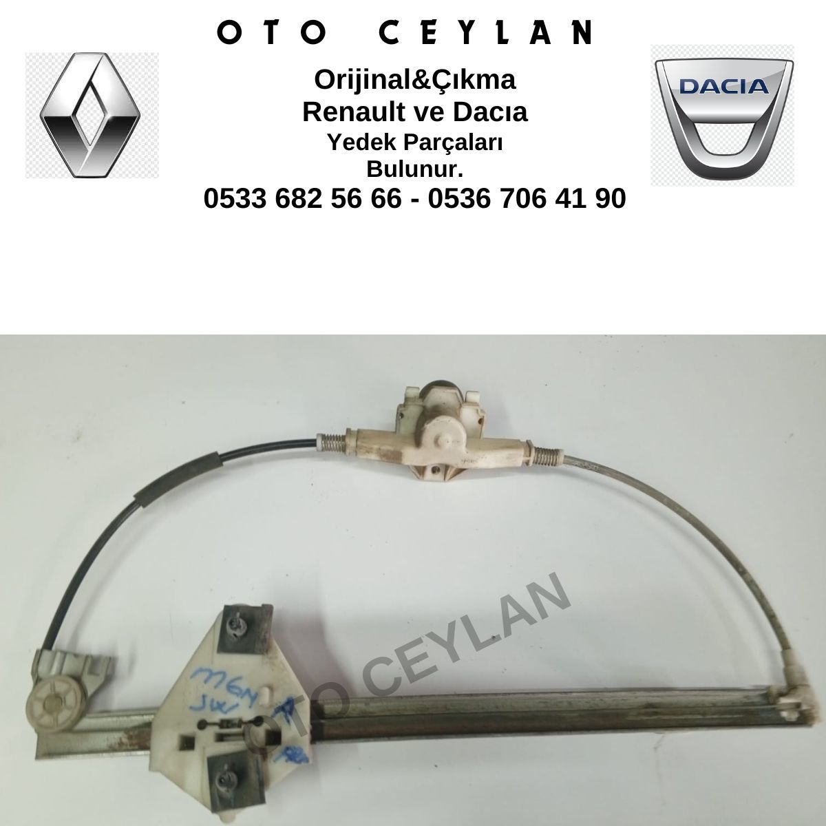 Megane Sw Sağ Arka Cam Krikosu Orijinal Çıkma