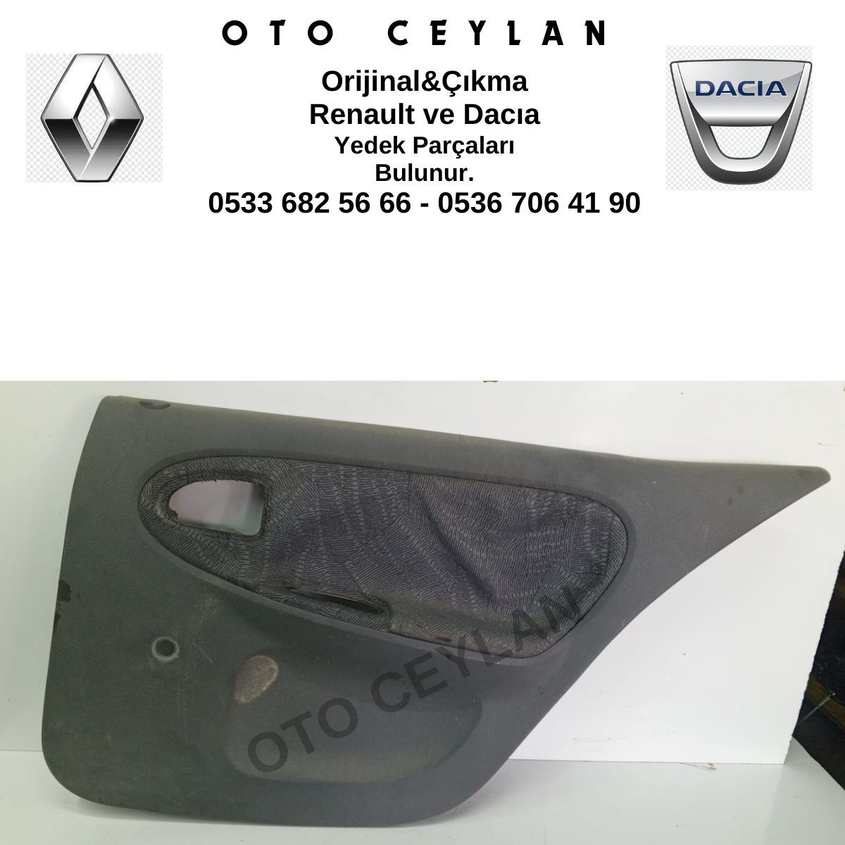 8200045695 Megane Sw Sağ Arka Kapı Döşemesi Orijinal Çıkma