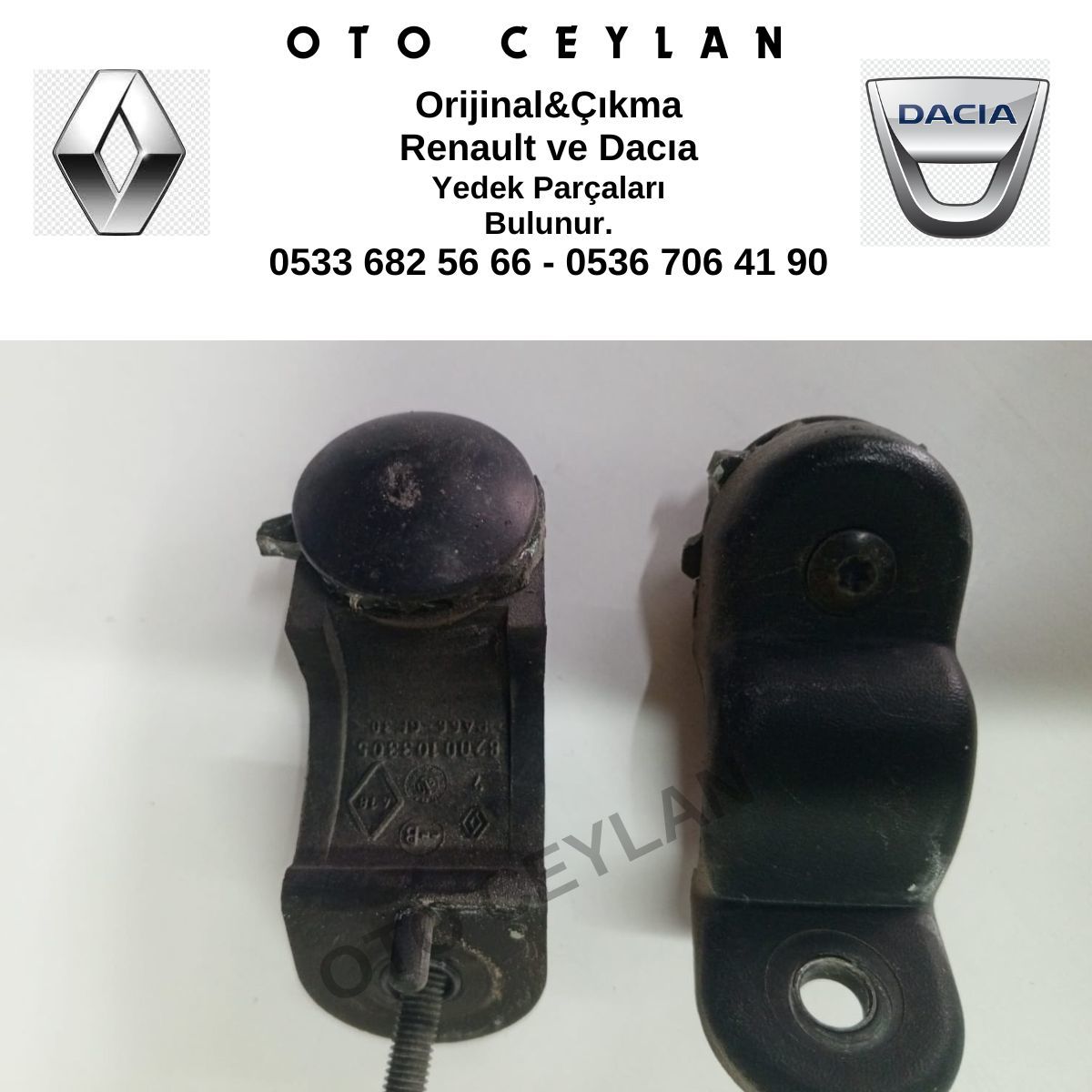 8200103305 Kango Yan Cam Menteşesi Orijinal Çıkma