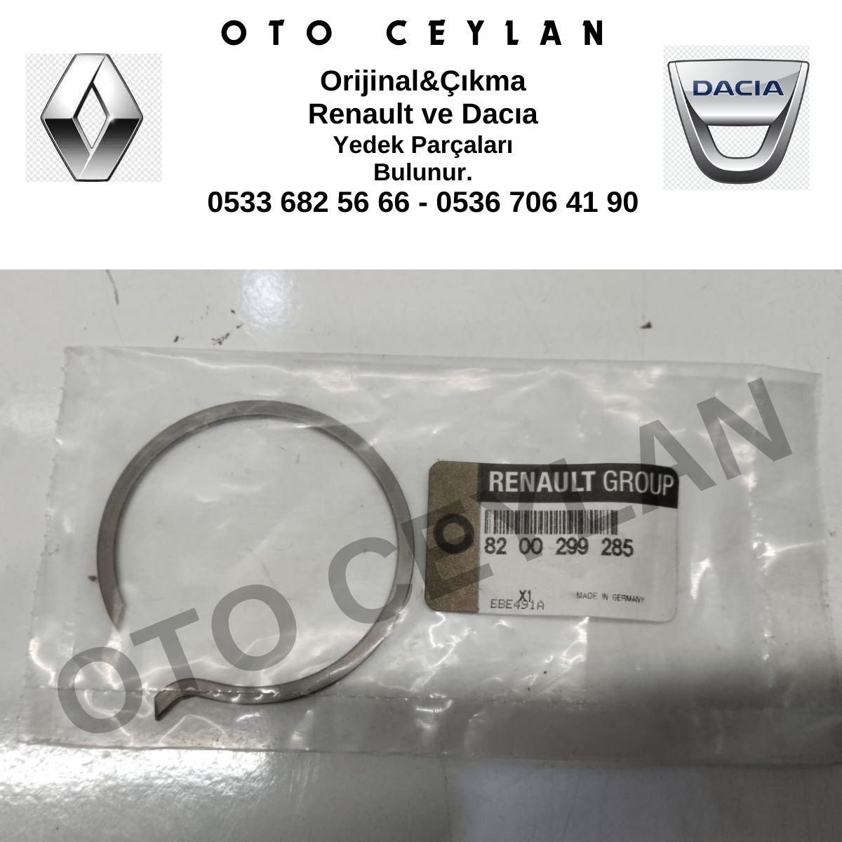 8200299285 Megane 2 Grup Sekmanı JHX JBX JRX Sıfır Orijinal