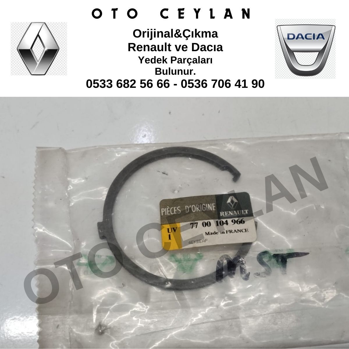 7700104966 Master 2 Aks Dişli Sekmanı Sıfır Orijinal