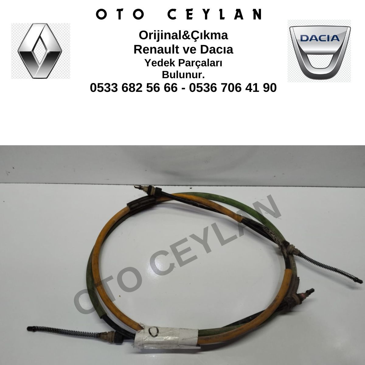 Clio 4 El Fren Teli Orijinal Çıkma