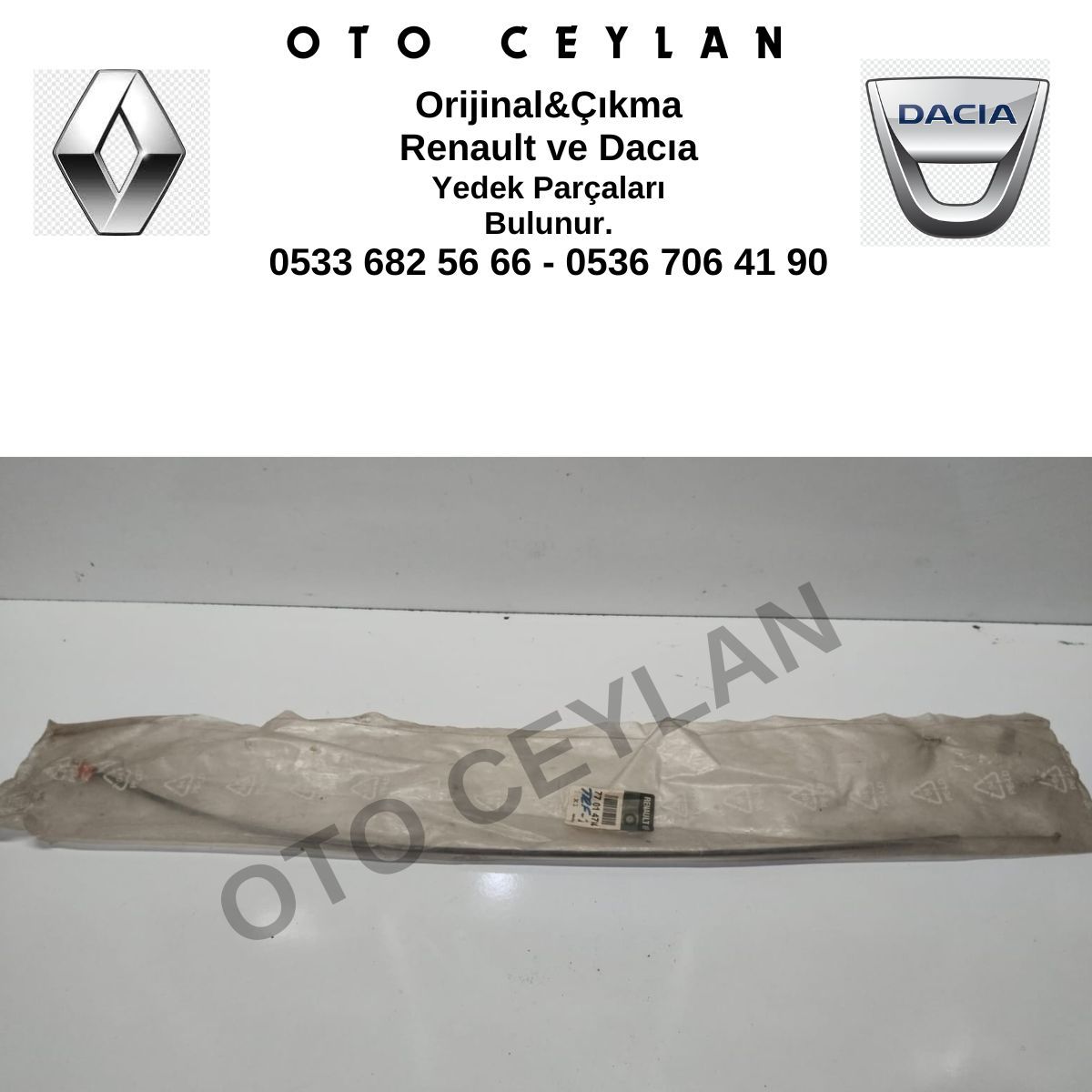 7701473284 Trafik 2 Kalorifer Kumanda Teli Halatı Takım Sıfır Orijinal
