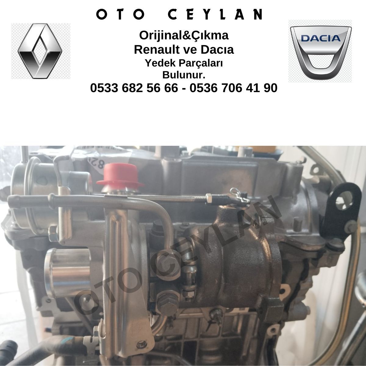 144108035R Clio 4 Symbol Captur Turbo Sıfır Orijinal