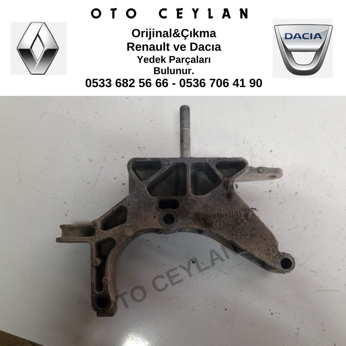51934517 Doblo Şanzıman Sol Takoz Bağlantı Suportu Orijinal Çıkma