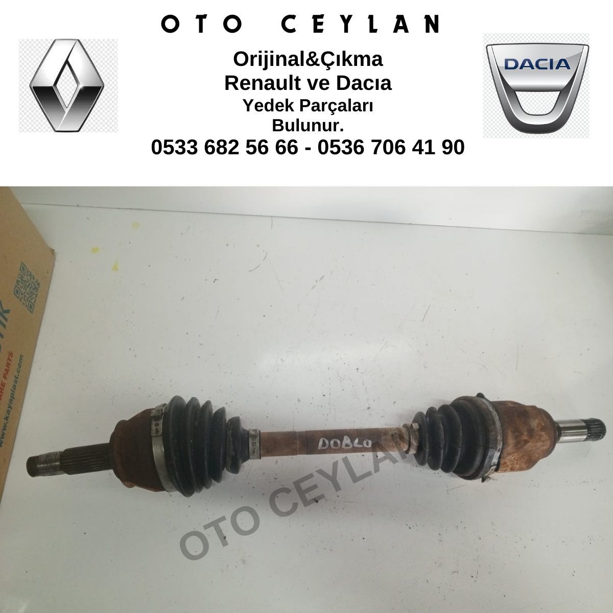 Doblo Aks Orijinal Çıkma