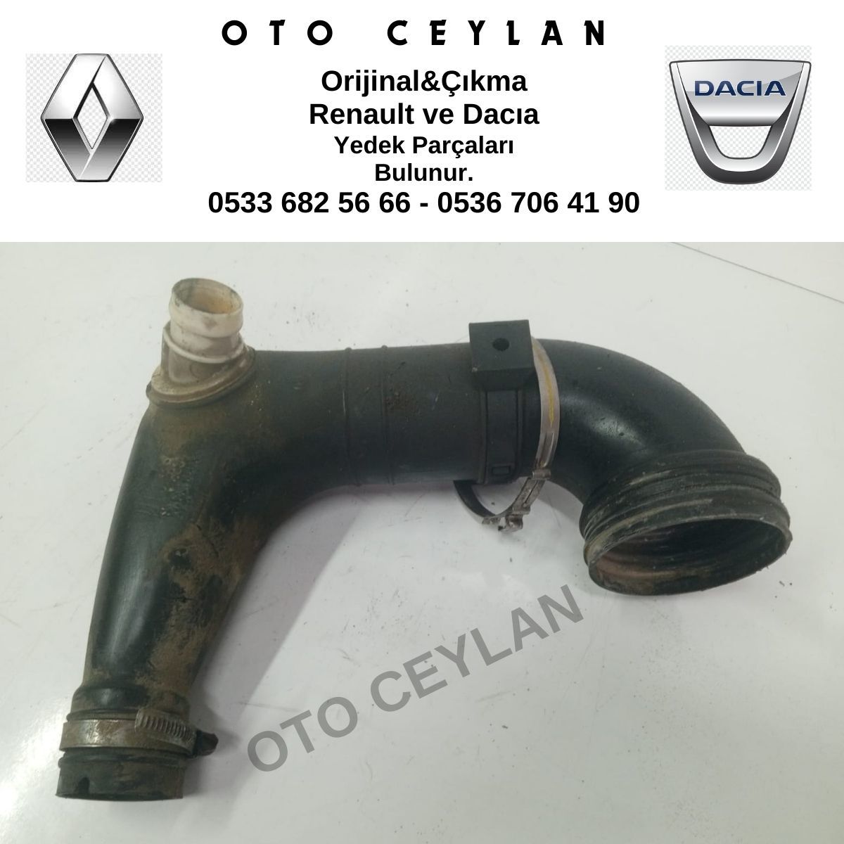 51798932 Doblo Hava Filtre Borusu 1.3 Orijinal Çıkma