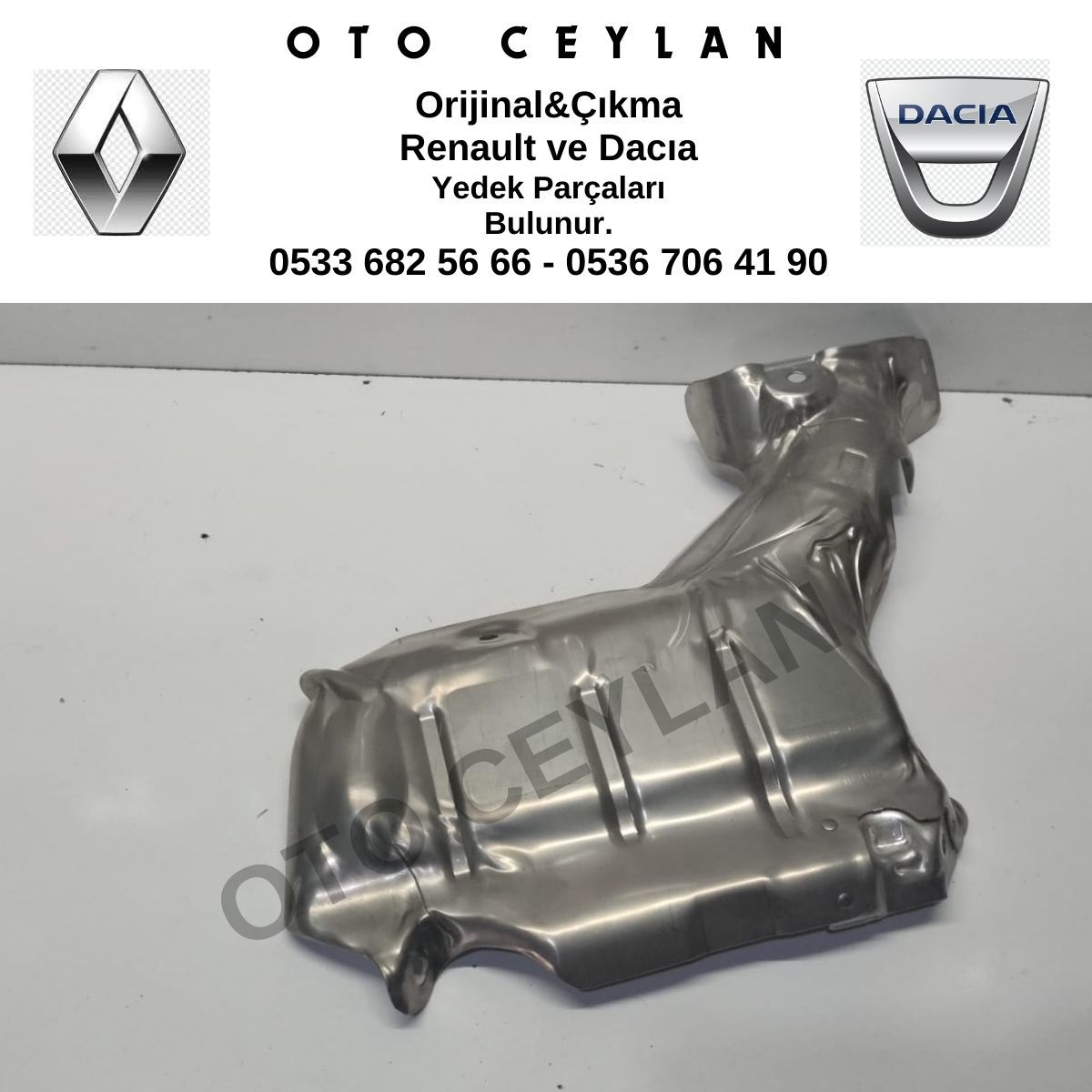 140136241R Duster Manifold Isı Sacı Üst Sıfır Orijinal