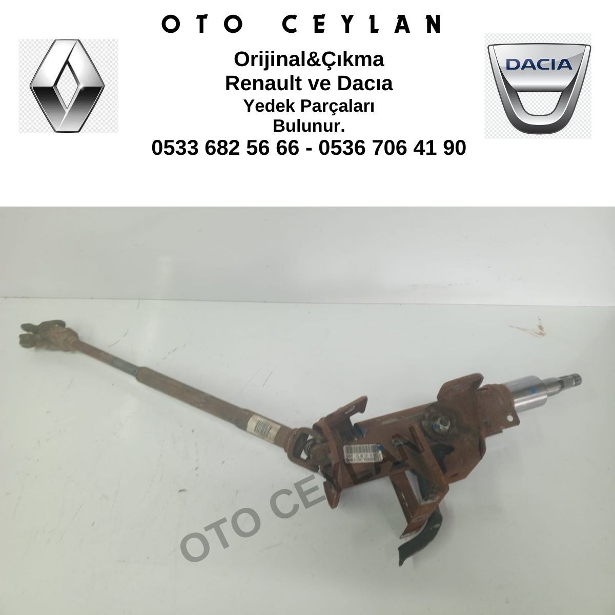 735422842 Doblo Direksiyon Kolonu Orijinal Çıkma