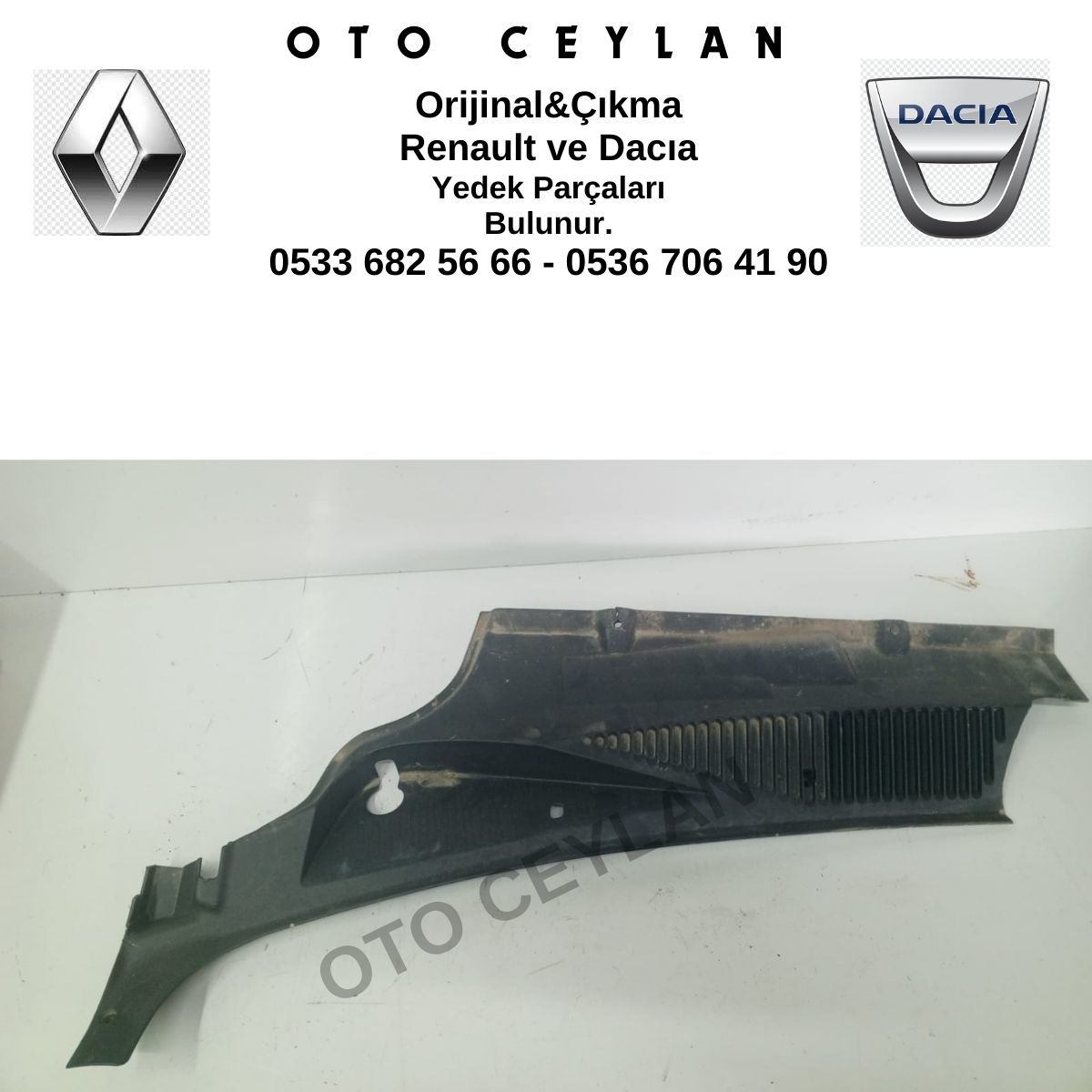 735279115 Doblo Sağ Cam Önü Izgarası Orijinal Çıkma
