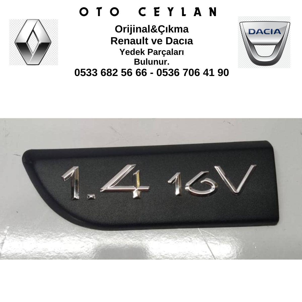8200209147 Megan 2 1.4 16V Yazısı Sıfır Yan Sanayi