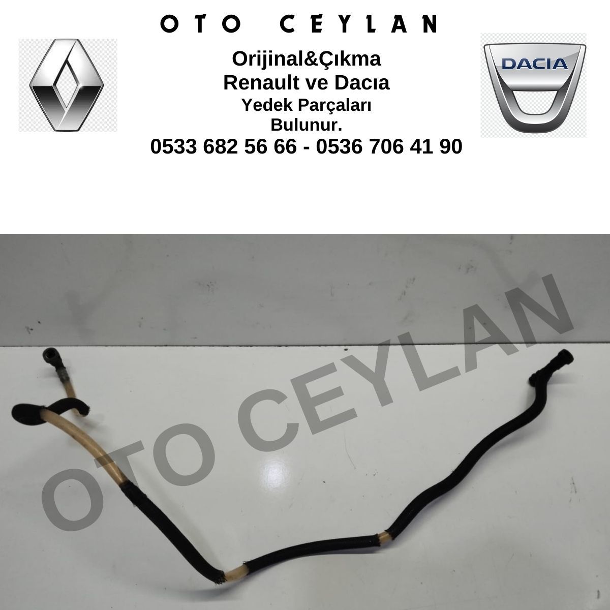 Renault Mazot Hortumu Orijinal Çıkma