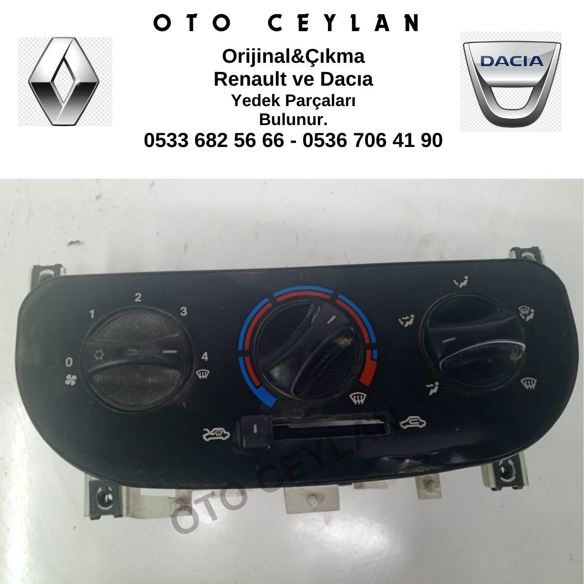 Doblo 1.3 Klima Düğmesi Orijinal Çıkma