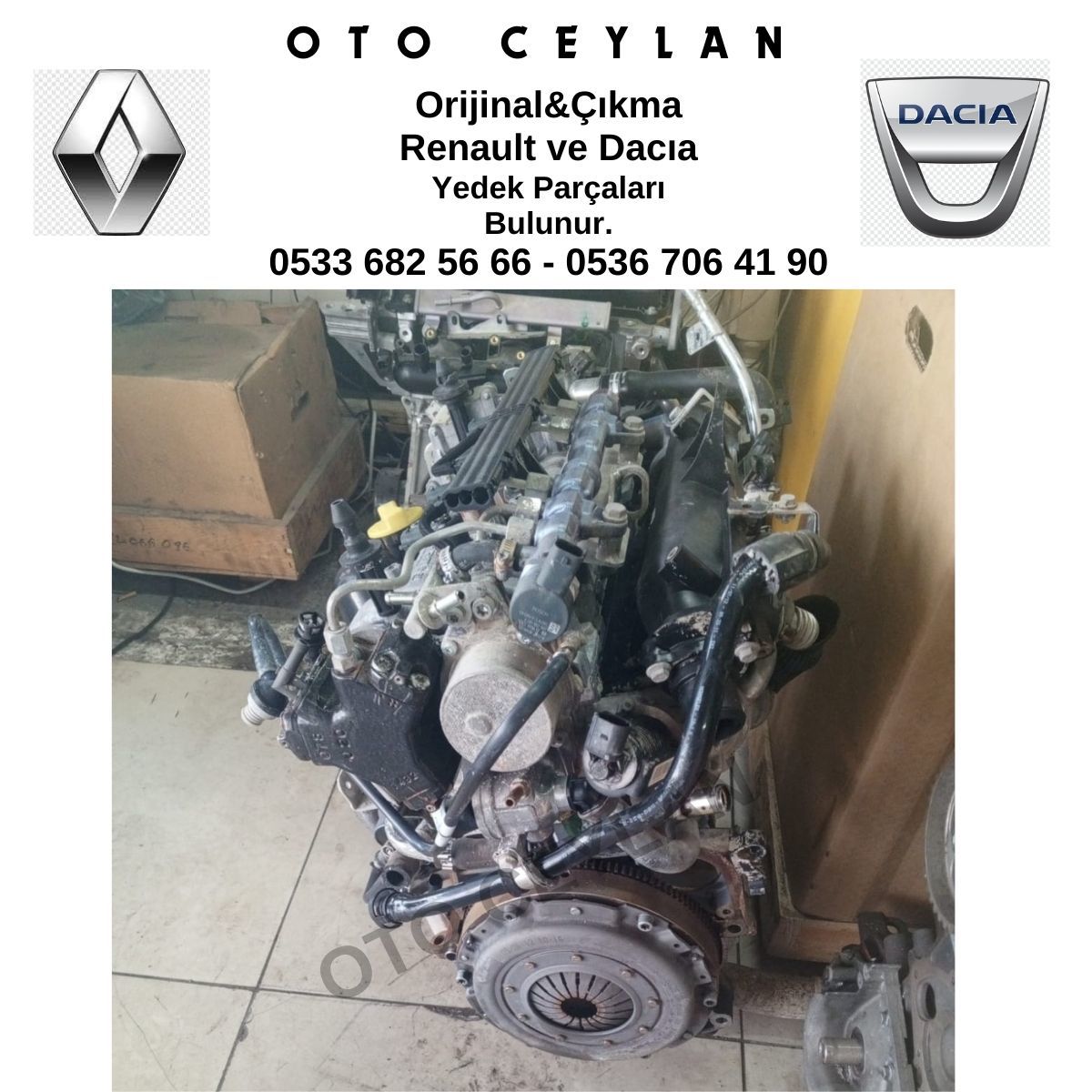 Doblo 1.3 Euro 4 Komple Motor 75000 KM Orijinal Çıkma