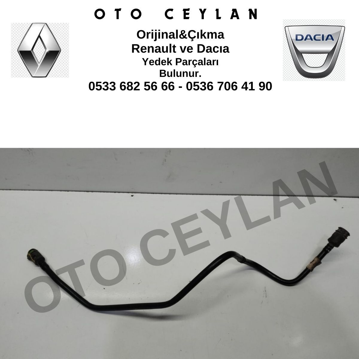 Renault Mazot Hortumu Orijinal Çıkma