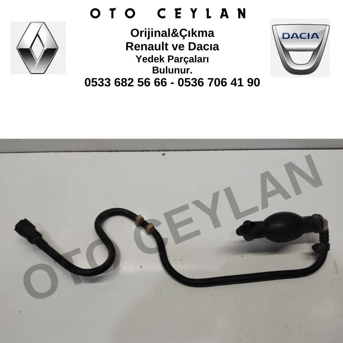 Renault Mazot Hortumu Orijinal Çıkma