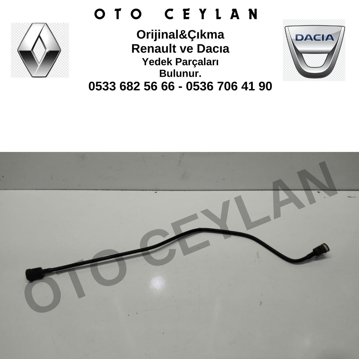 Renault Mazot Hortumu Orijinal Çıkma