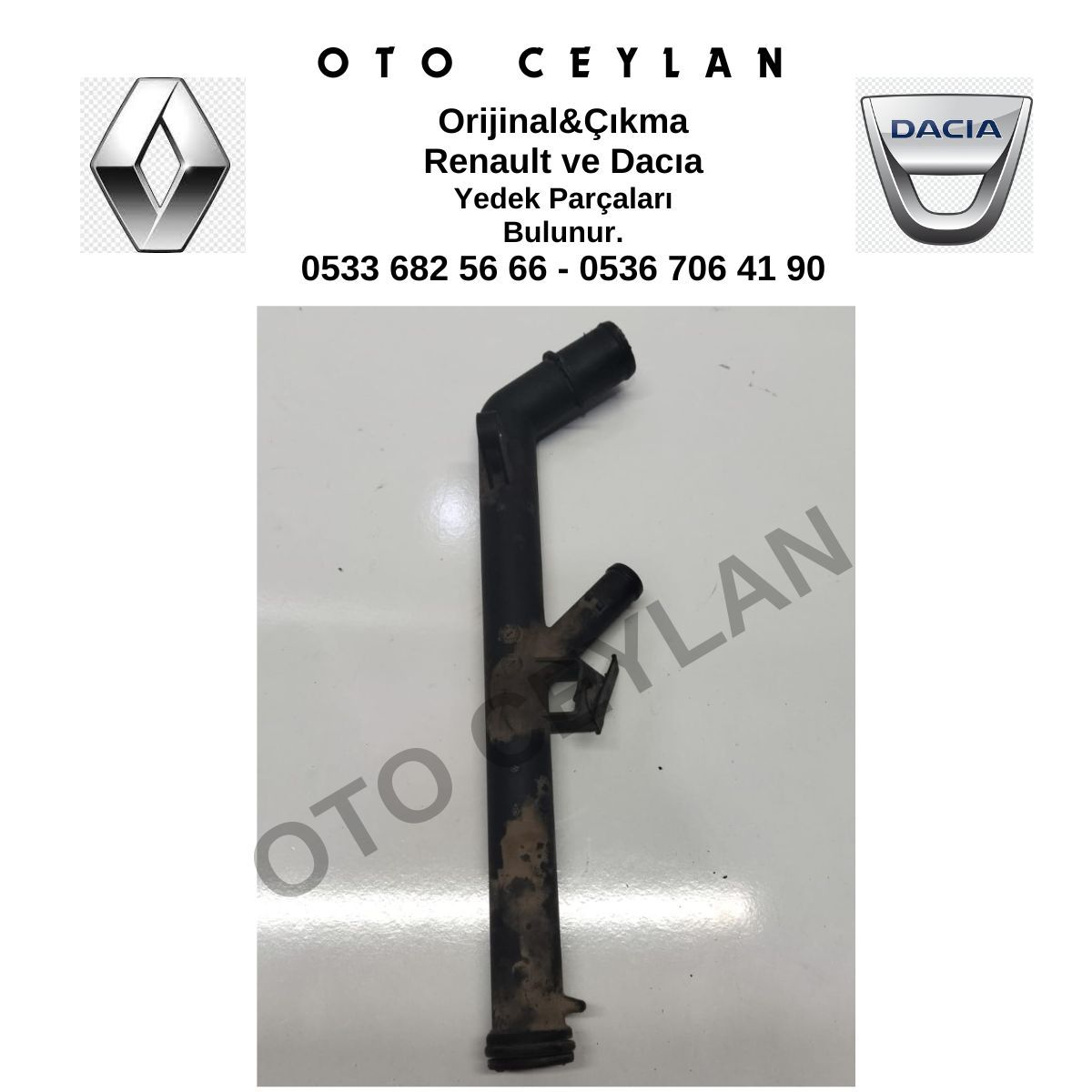 8200134513 Megane Clio 1.6 16V K4M Blok Su Borusu Orijinal Çıkma