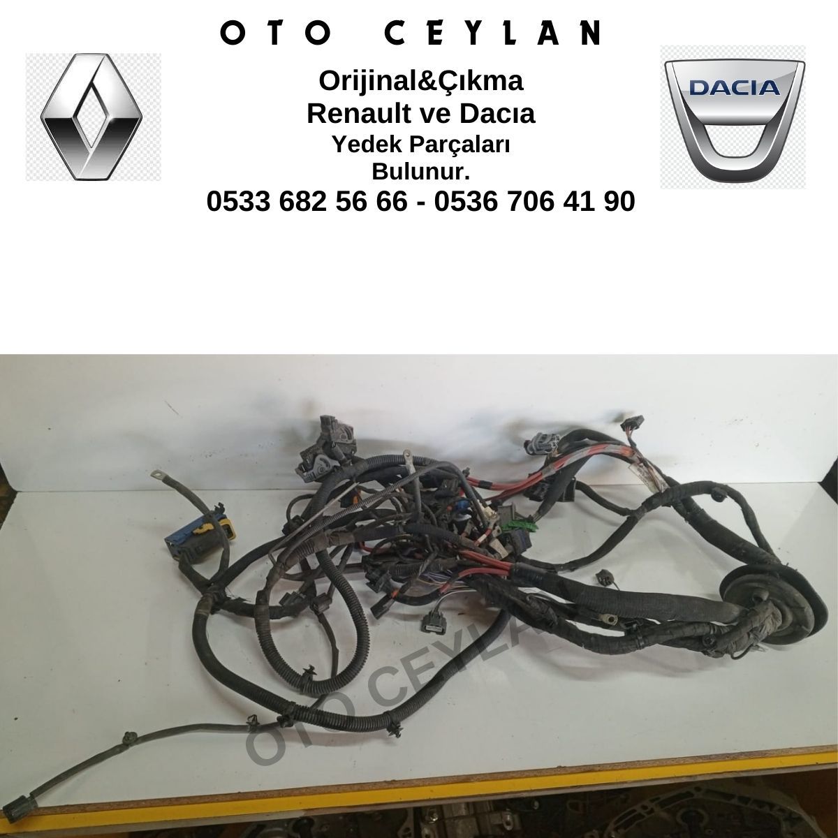 403881628R Fluence Ön Motor Tesisatı Orijinal Çıkma