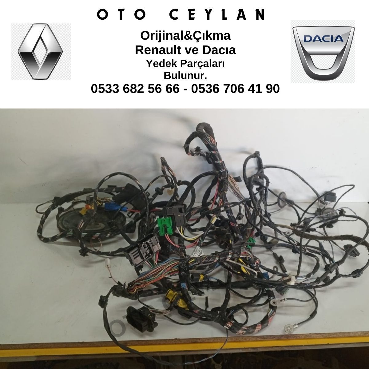 241635654R Fluence Taban Tesisatı Orijinal Çıkma