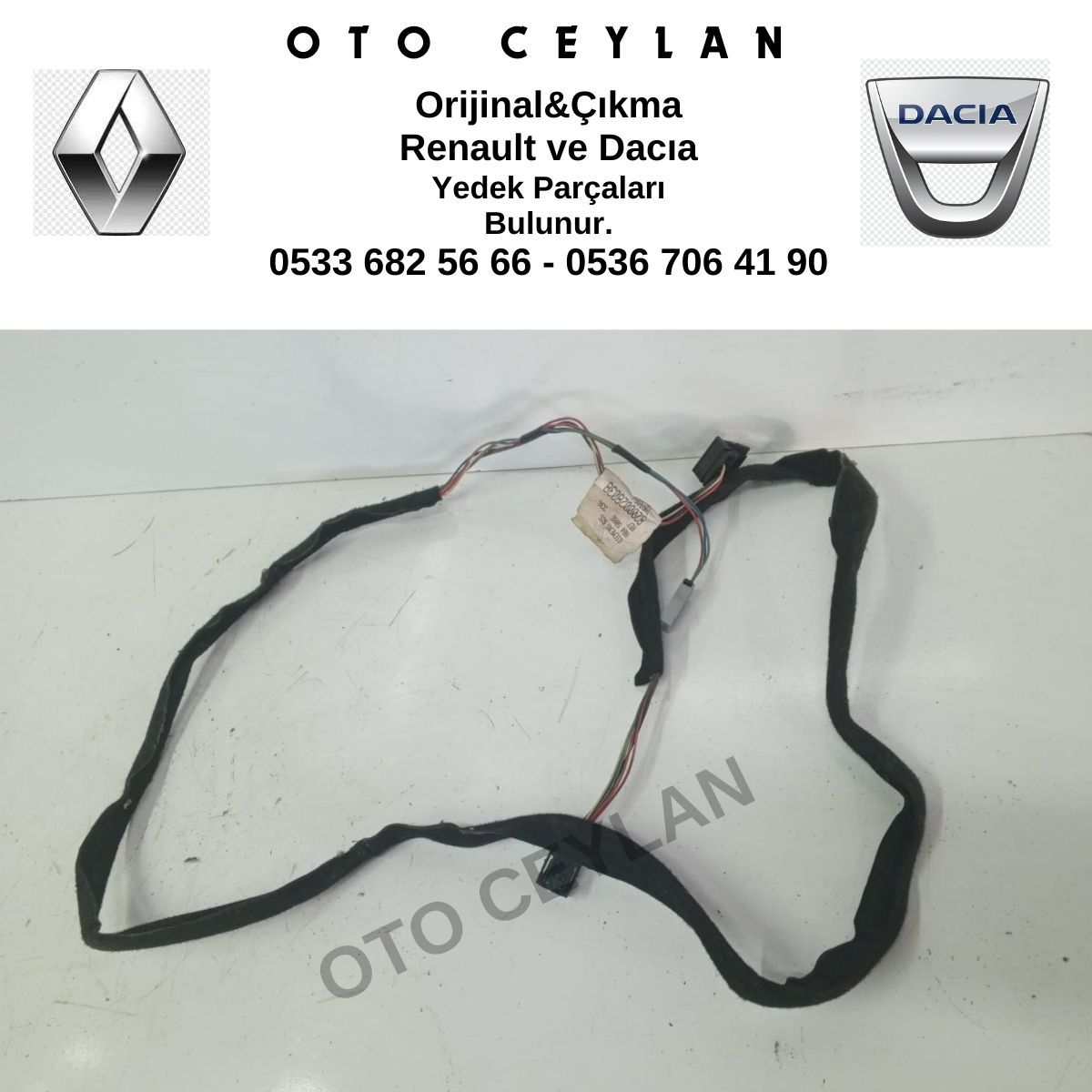 8200028038 Megane Tesisat Tavan Lamba Kablo Orijinal Çıkma
