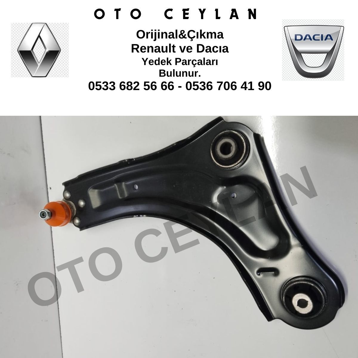 545009207R Megane 3 Fluence Sol Alt Salıncak Sıfır Yan Sanayi