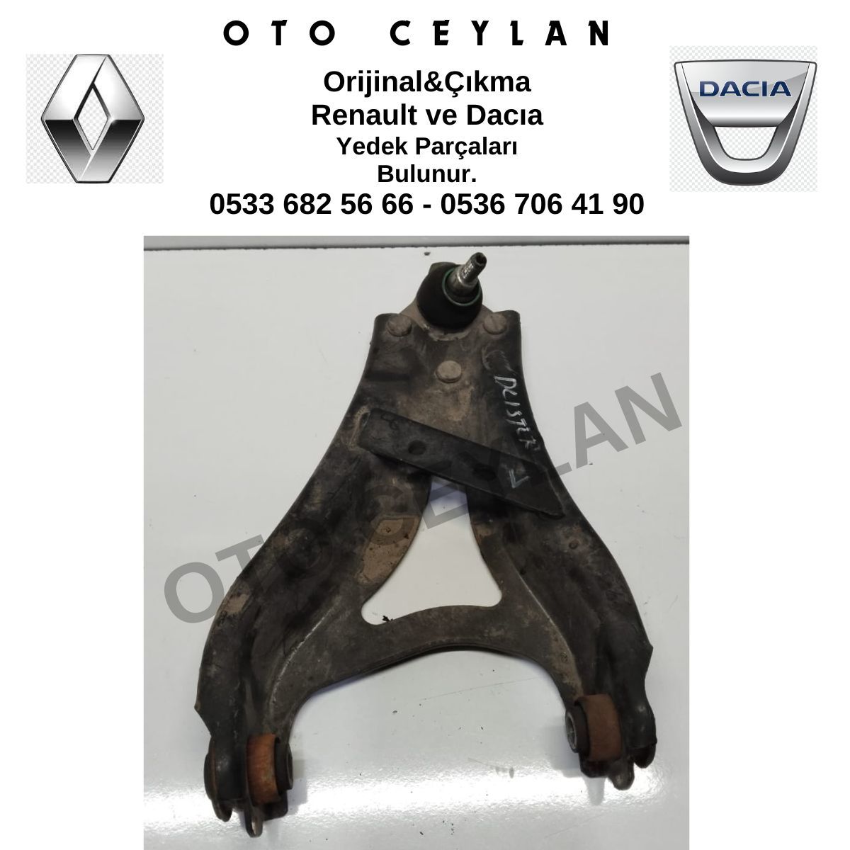 545055413R Duster Sol Salıncak Orijinal Çıkma