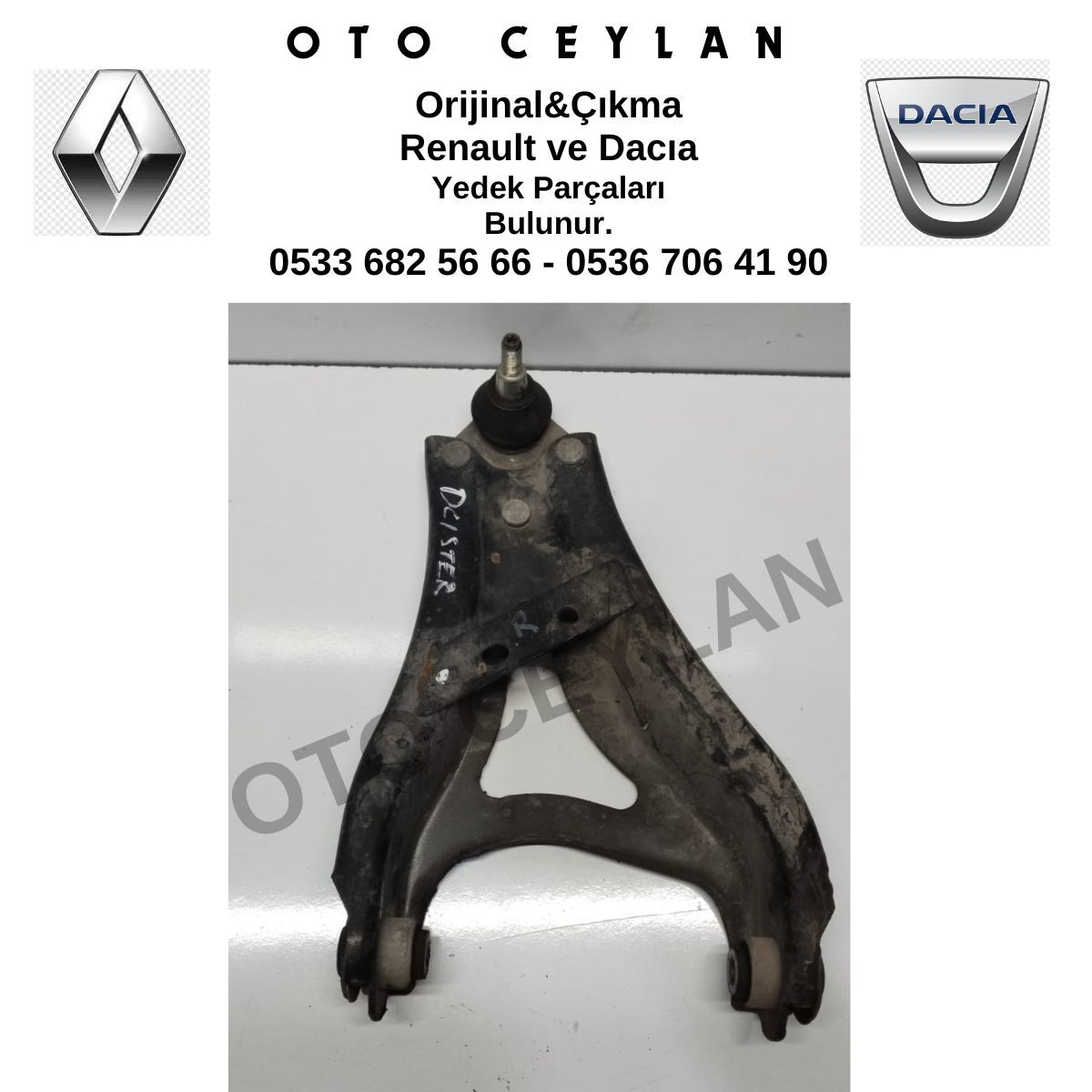 545040280R Duster Sağ Salıncak Orijinal Çıkma