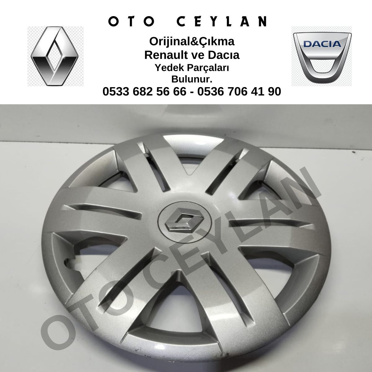 8200041559 Trafic 2 Jant Kapağı Sıfır Orijinal