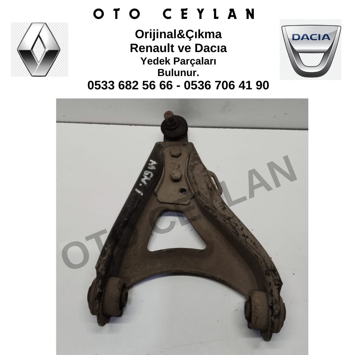 7700436303 Megane 1 Renault 19 Sağ Salıncak Rotilli Orijinal Çıkma