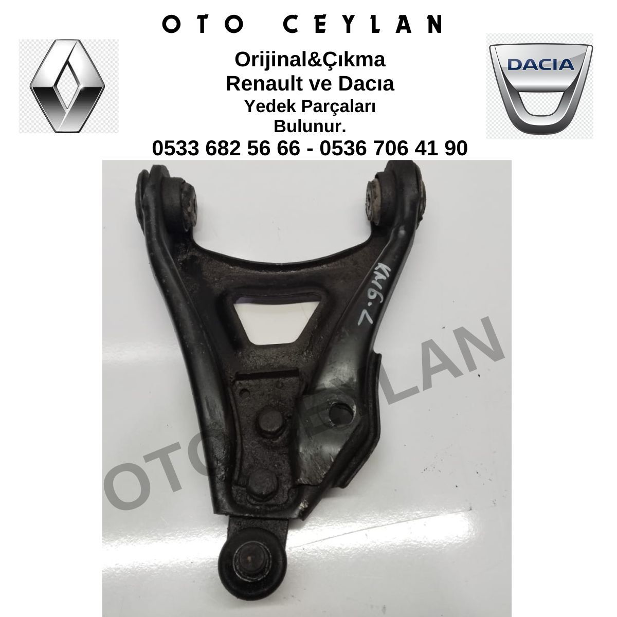 8200197179 Clio Kango Sol Rotilli Salıncak Orijinal Çıkma