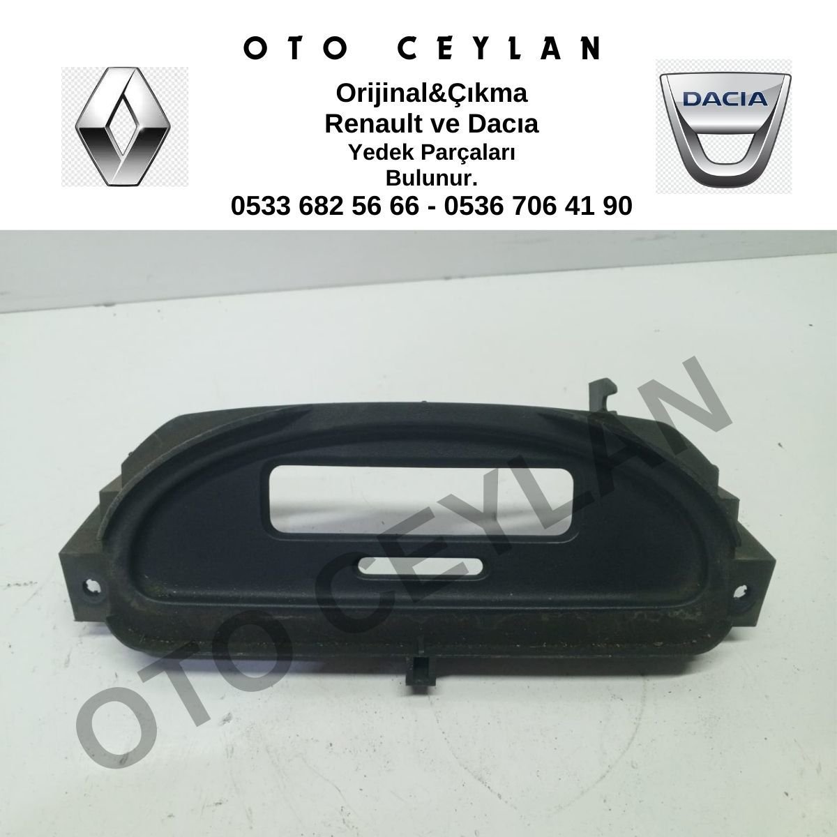 7700426260 Clio 2 Ekran Kapağı Orijinal Çıkma