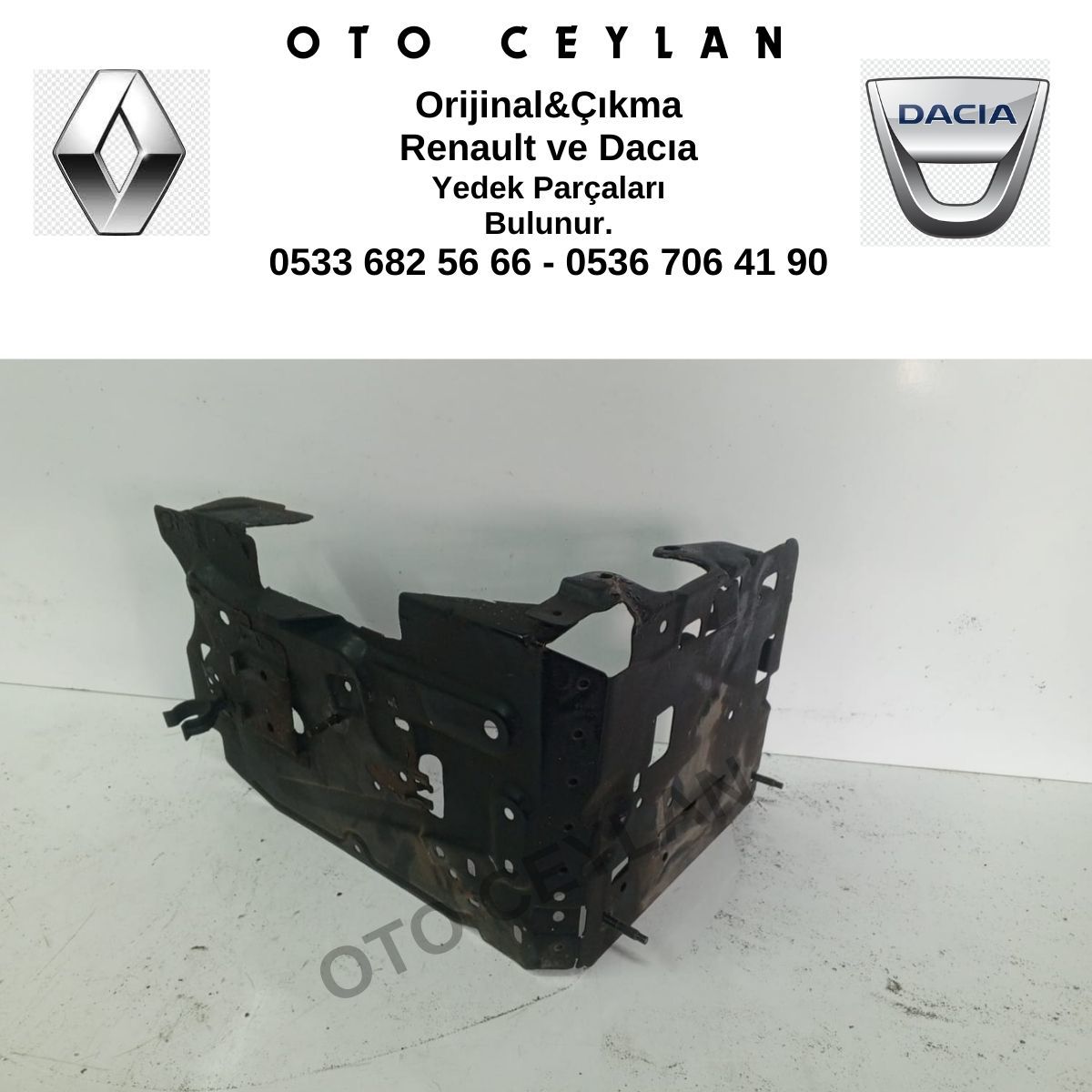 Clio Akü Kutusu Desteği Orijinal Çıkma
