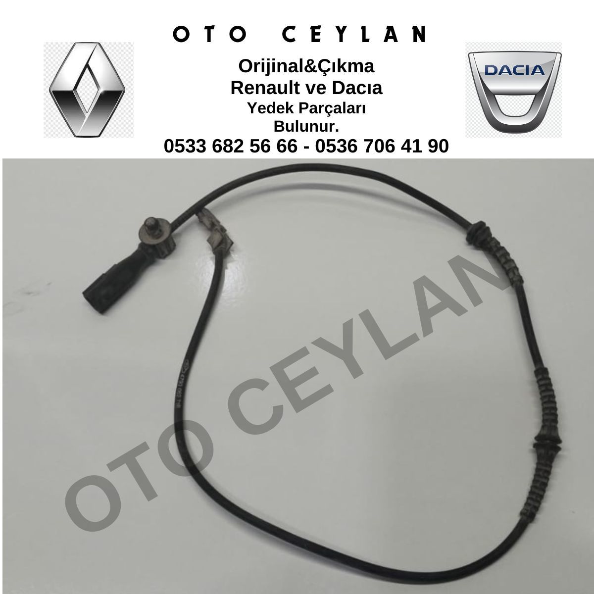 479006271R Megane 3 Fluence Arka ABS Kaptörü Orijinal Çıkma