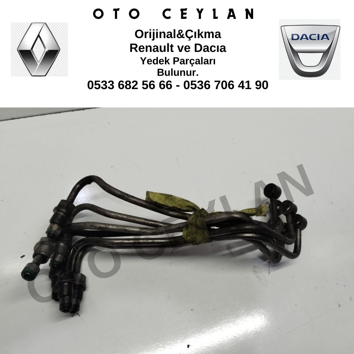 Renault Turbo Yağlama Borusu Orijinal Çıkma