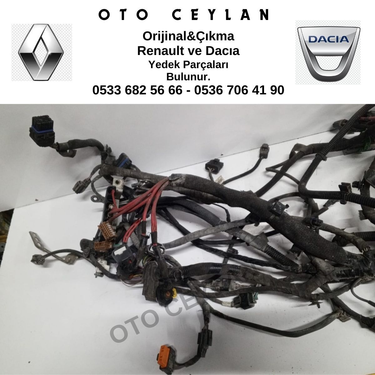 403889554R Megane 3 Göğüs Tesisatı Orijinal Çıkma