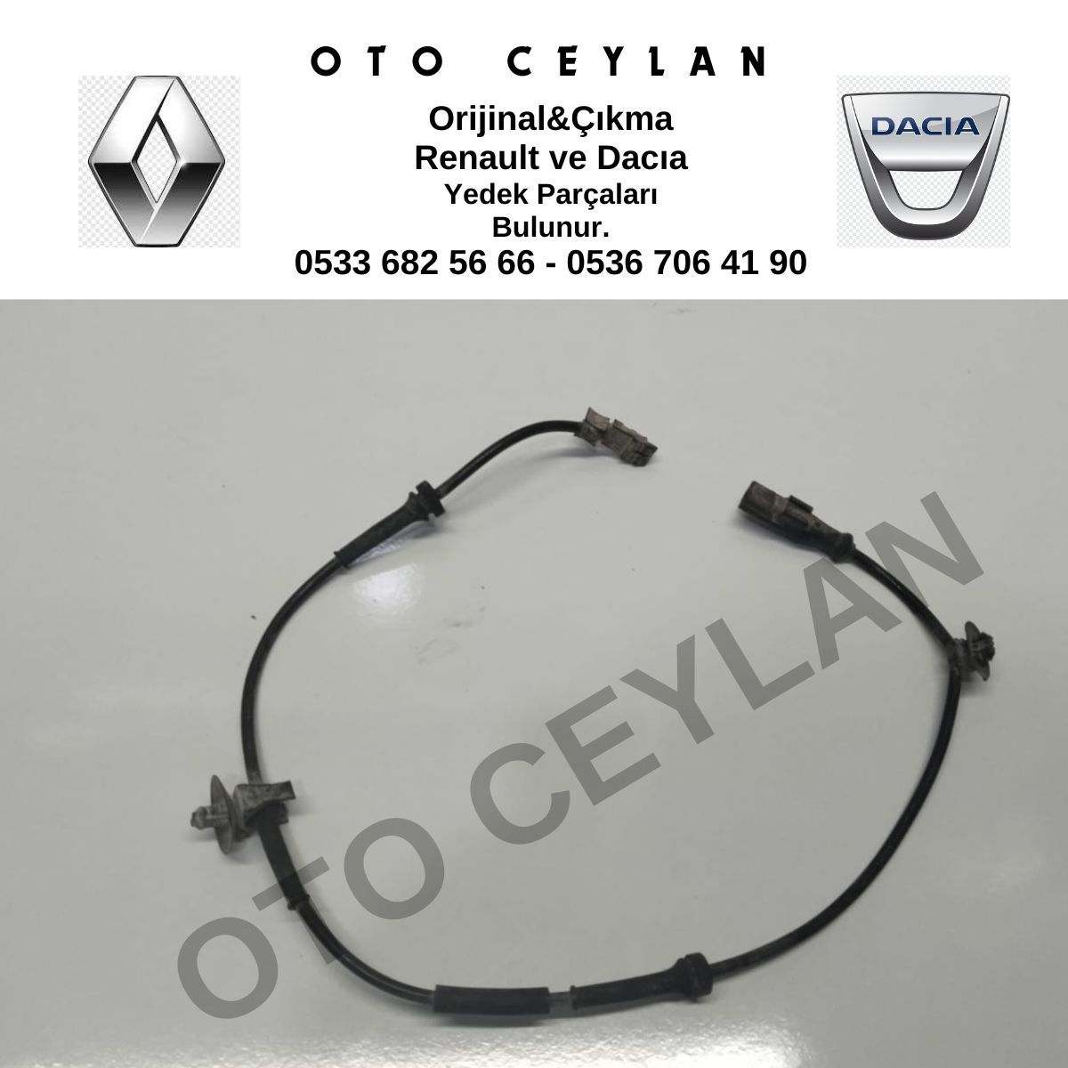 8200441401 Kango 3 Ön ABS Kablosu Sensörü 2008 Orijinal Çıkma