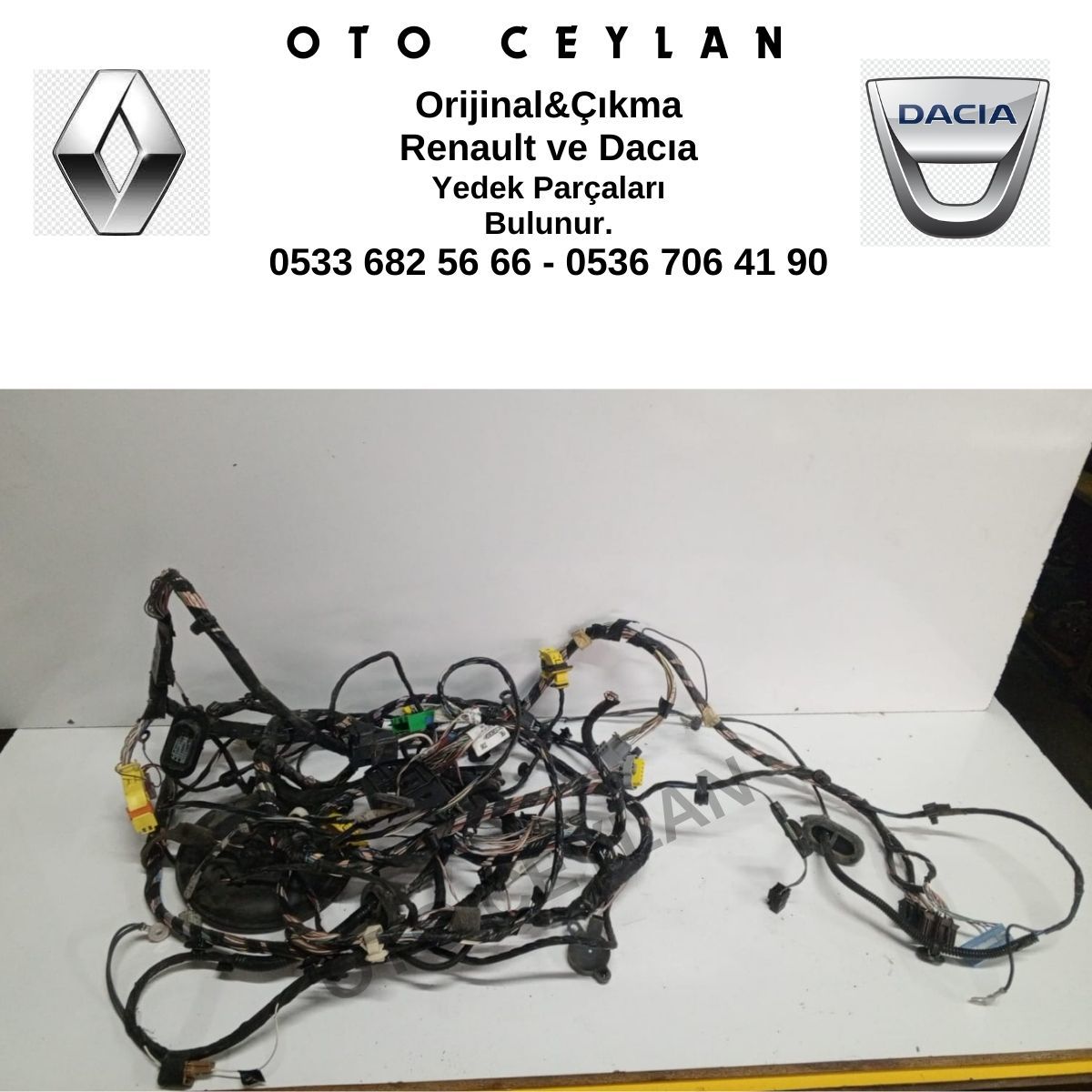 241638060R Megane 3 Arka Kablo Tesisat Orijinal Çıkma