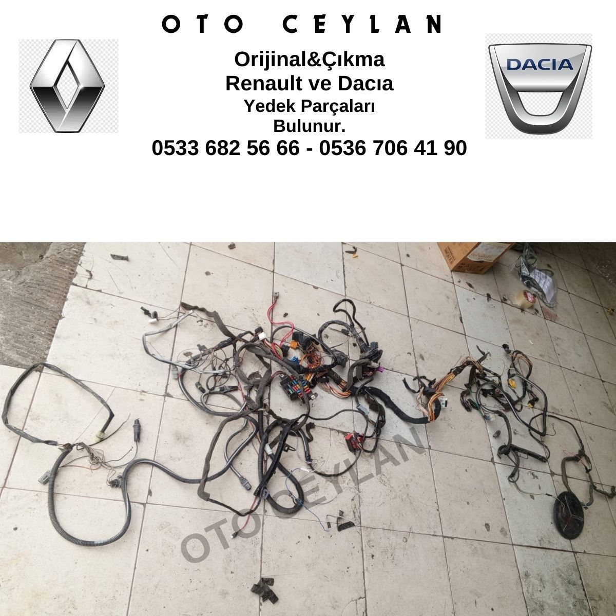 8200056768 Clio Torpido Tesisat LBO3 Benzinli Orijinal Çıkma