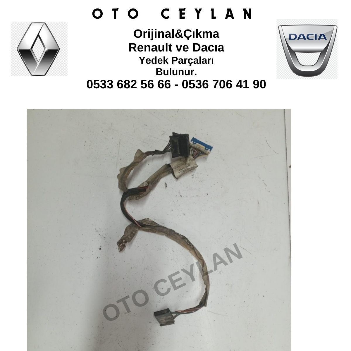 7702255523 Megane 2 Radyo Kablosu Orijinal Çıkma