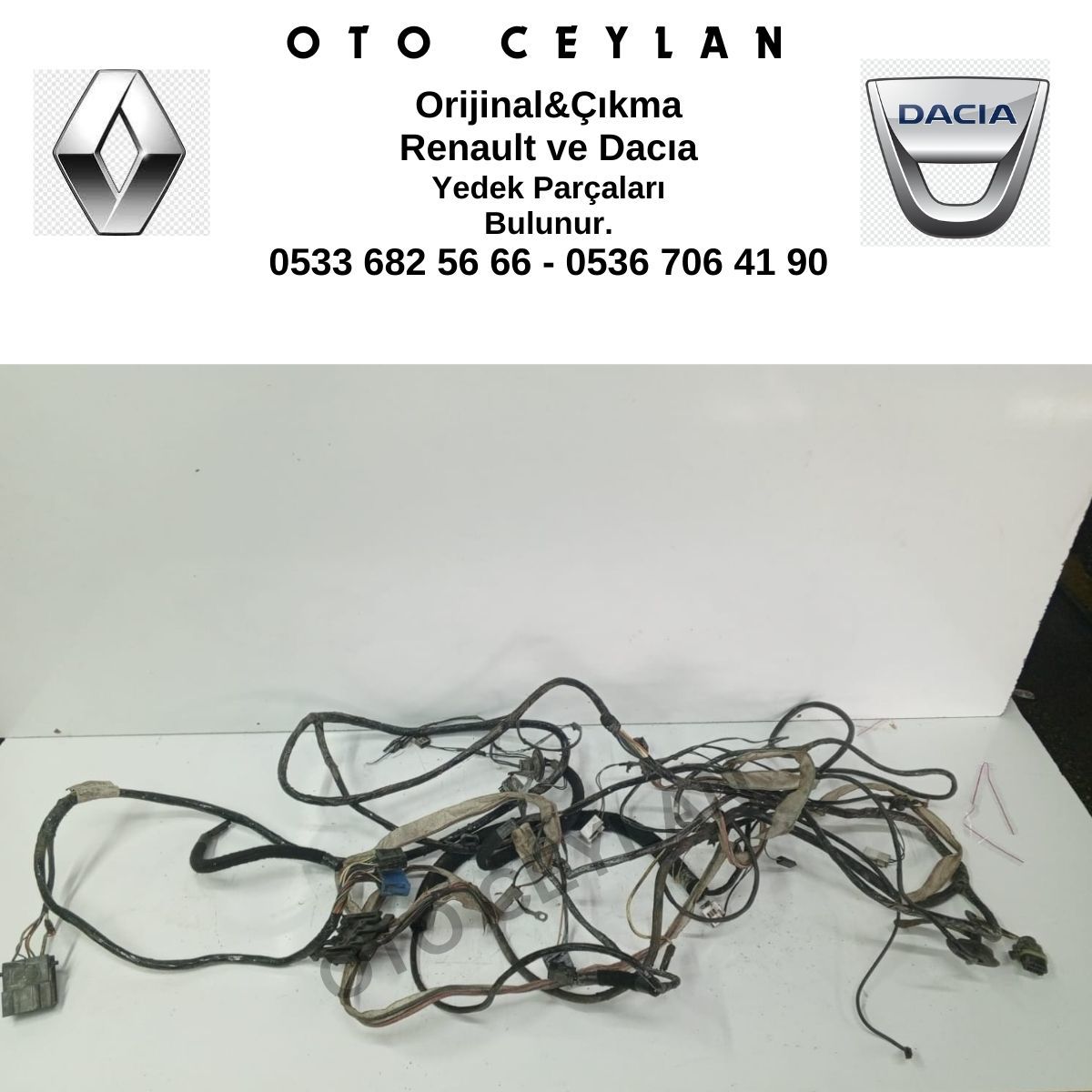 7702260330 Megane 2 Arka Kablo Demeti Orijinal Çıkma