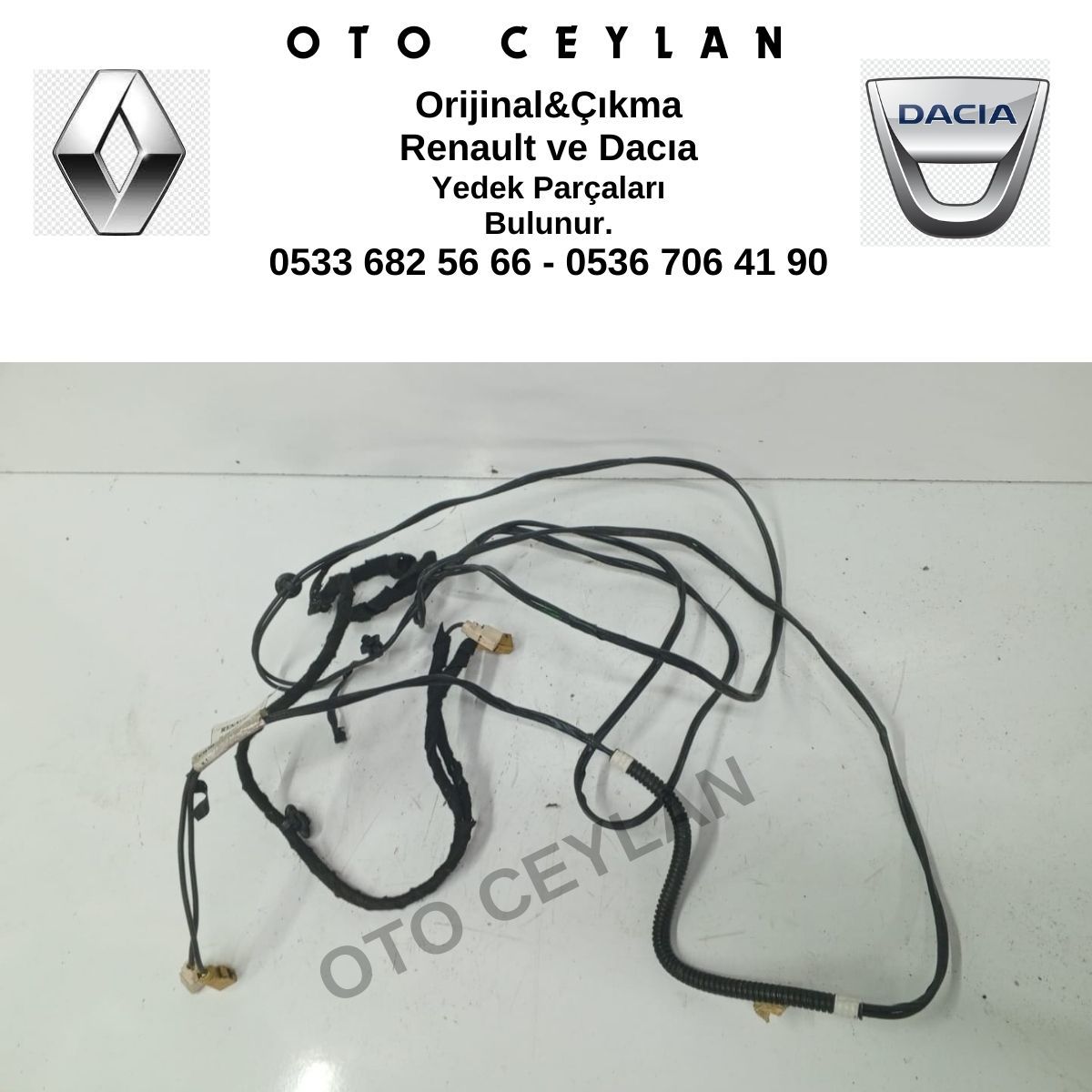 282430051R Megane 3 Anten Kablosu Orijinal Çıkma