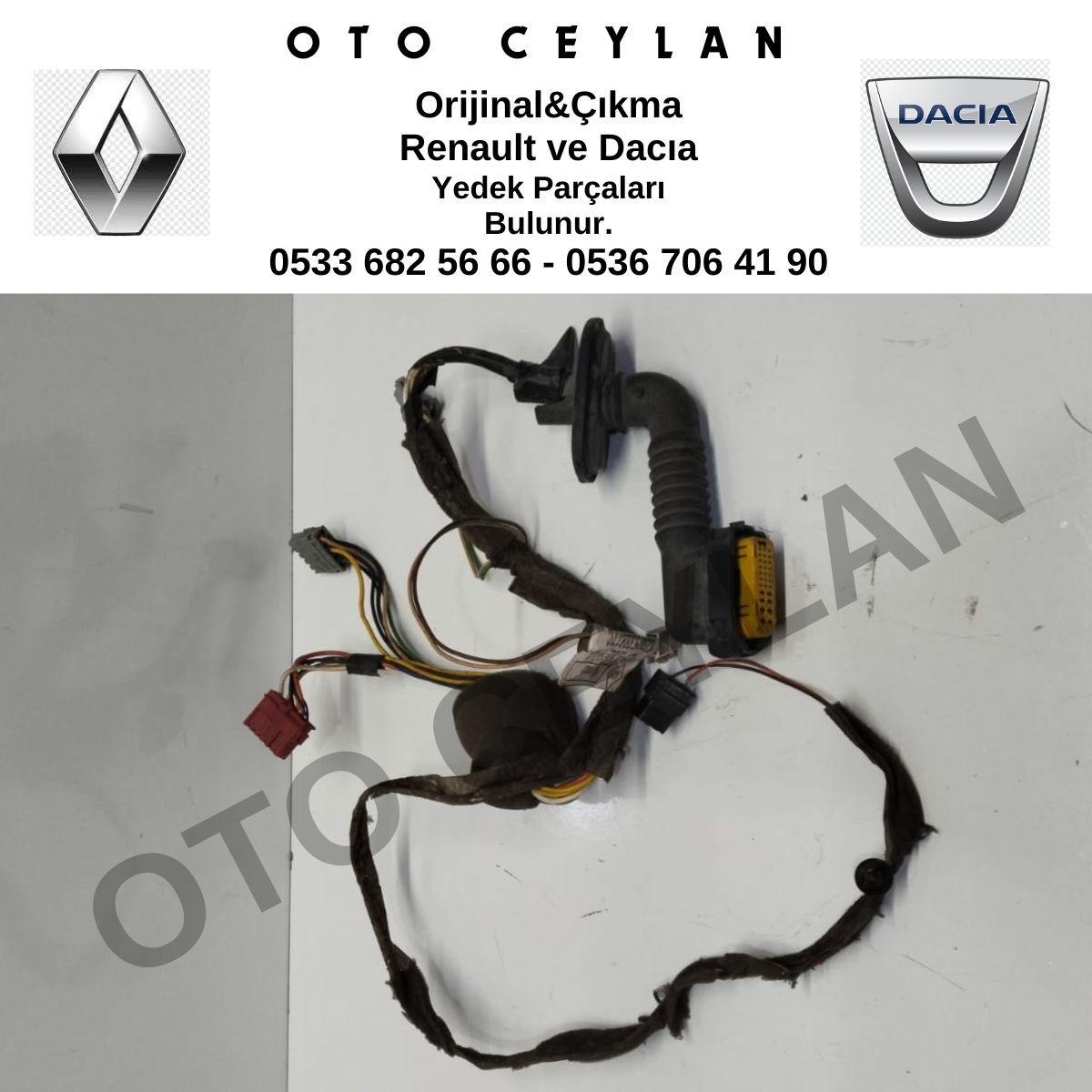 8200538877 Clio 2 Sol Ön Kapı Tesisatı Orijinal Çıkma