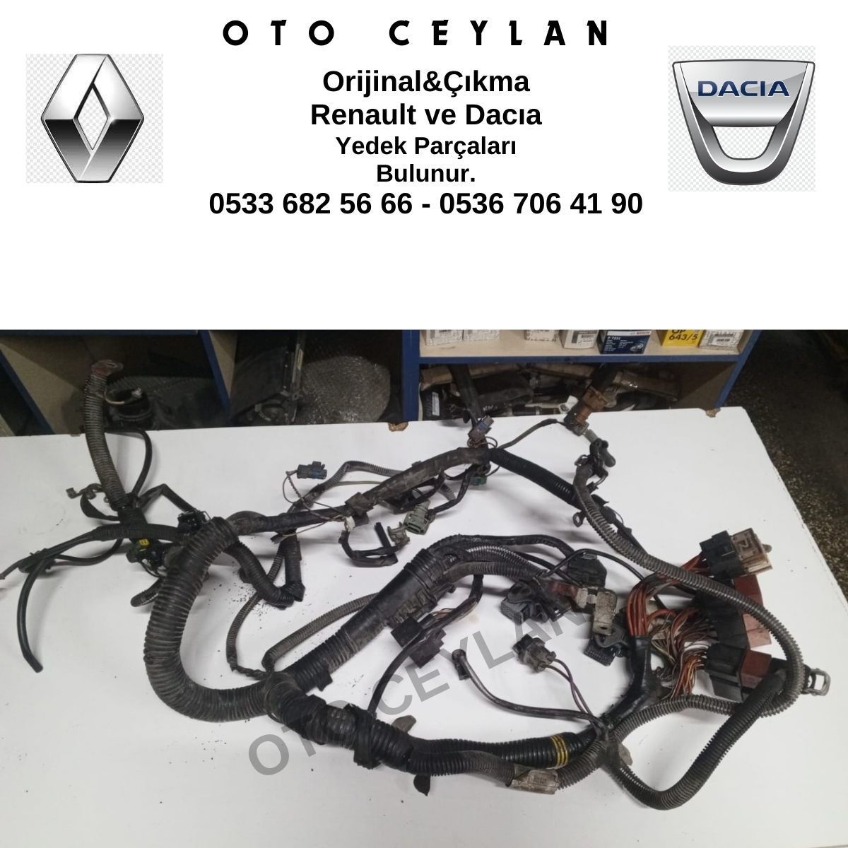 8200845296 Clio Motor Tesisatı Orijinal Çıkma