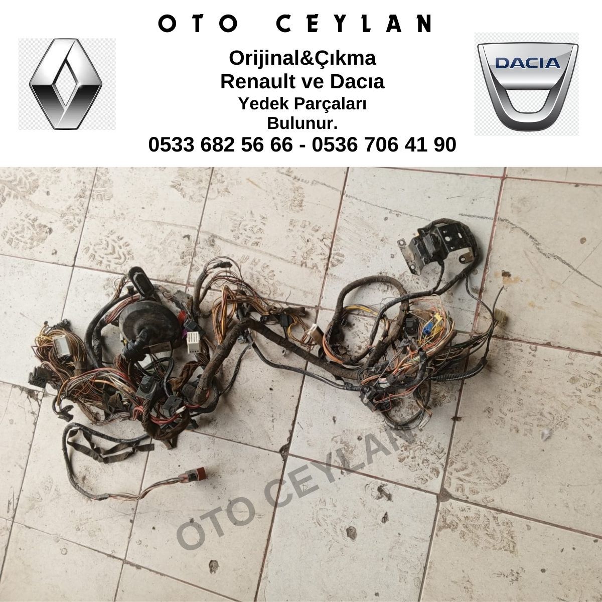 8200261728 Clio Göğüs Tesisatı 2004 Dizel Orijinal Çıkma