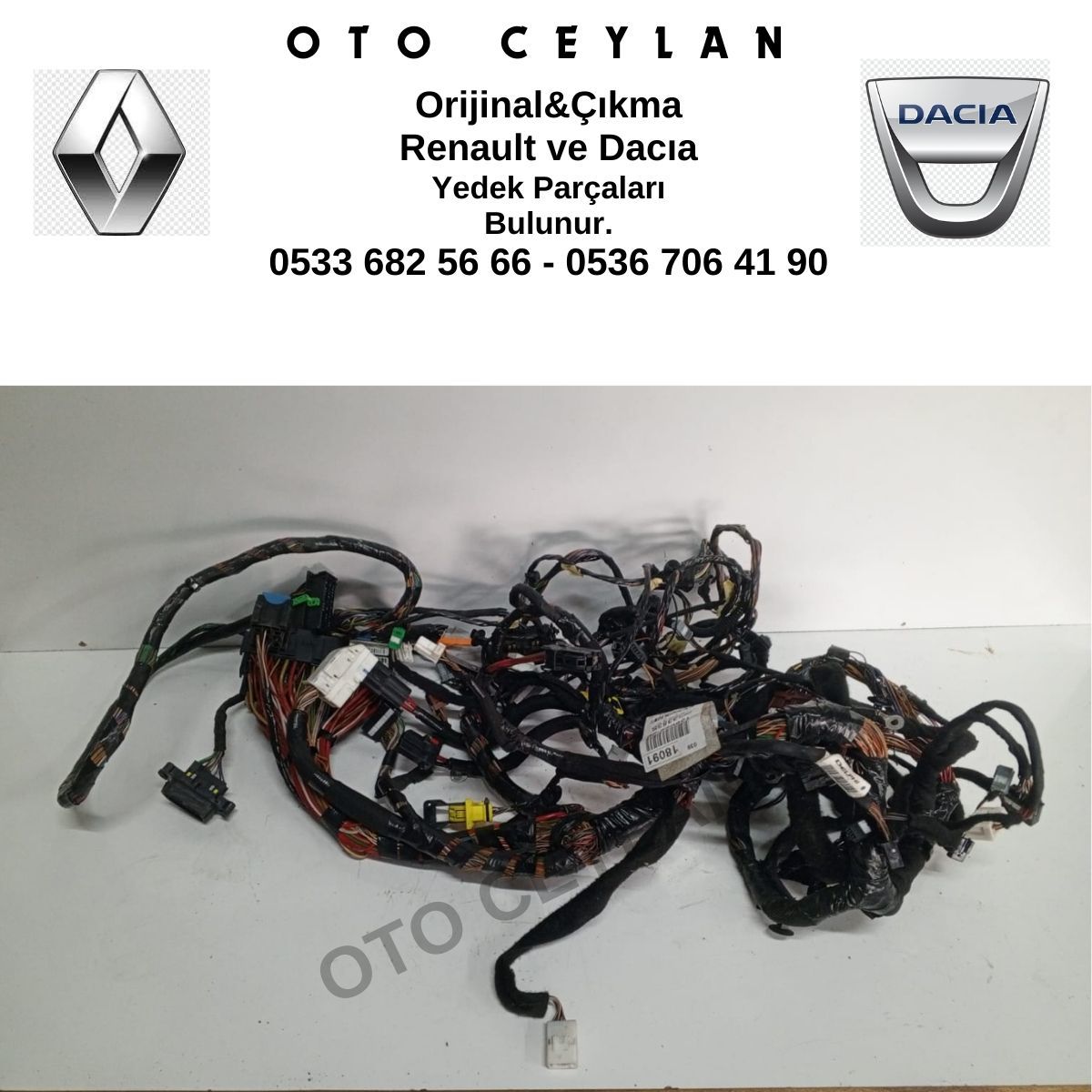 240183353S Clio 4 Torpido Tesisatı Orijinal Çıkma
