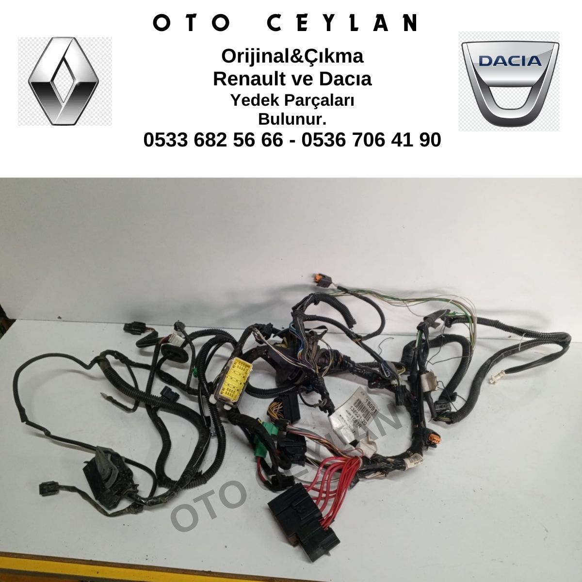 403881583R Clio 4 Motor Tesisatı Orijinal Çıkma