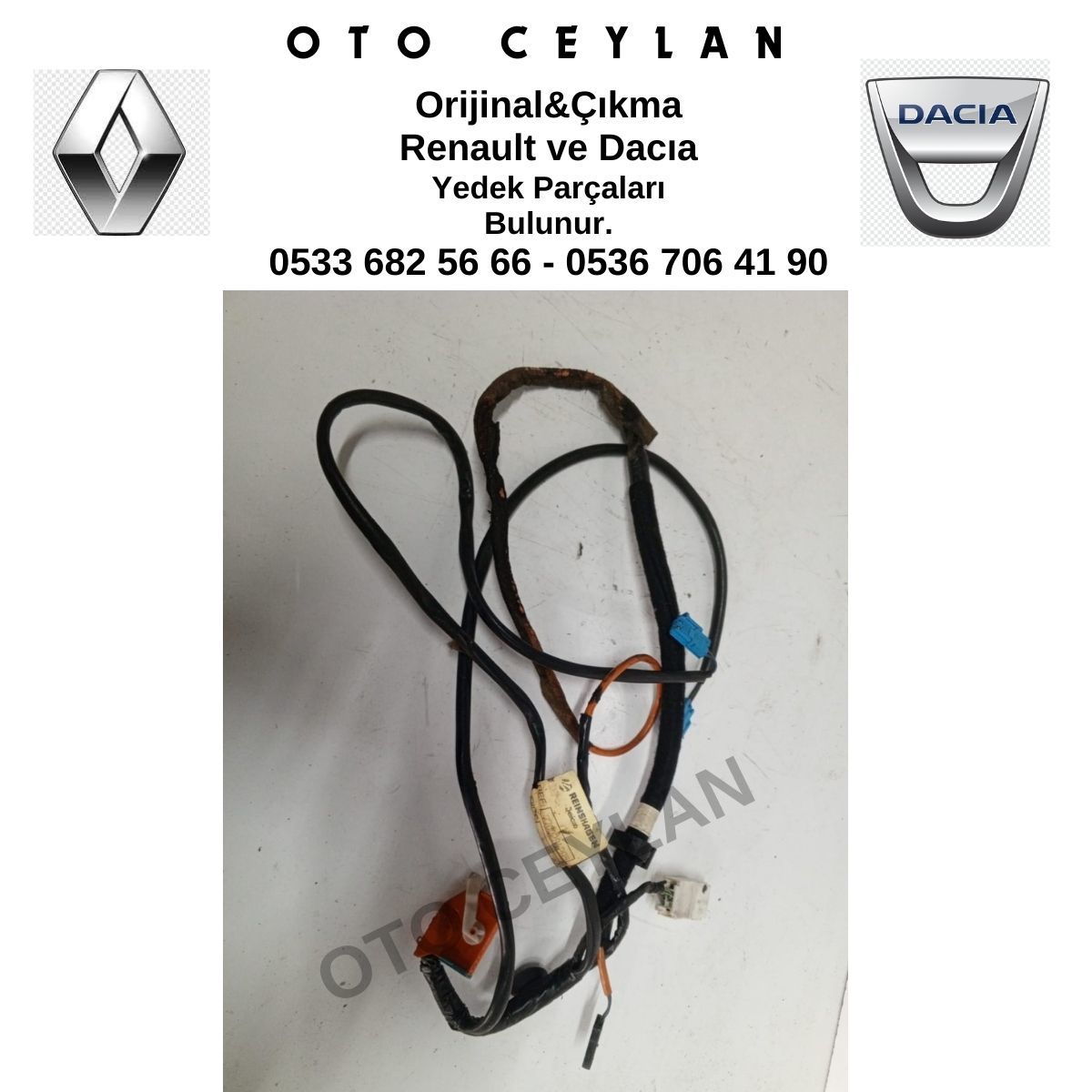 7700284285 Twingo Kablo Demeti Orijinal Çıkma