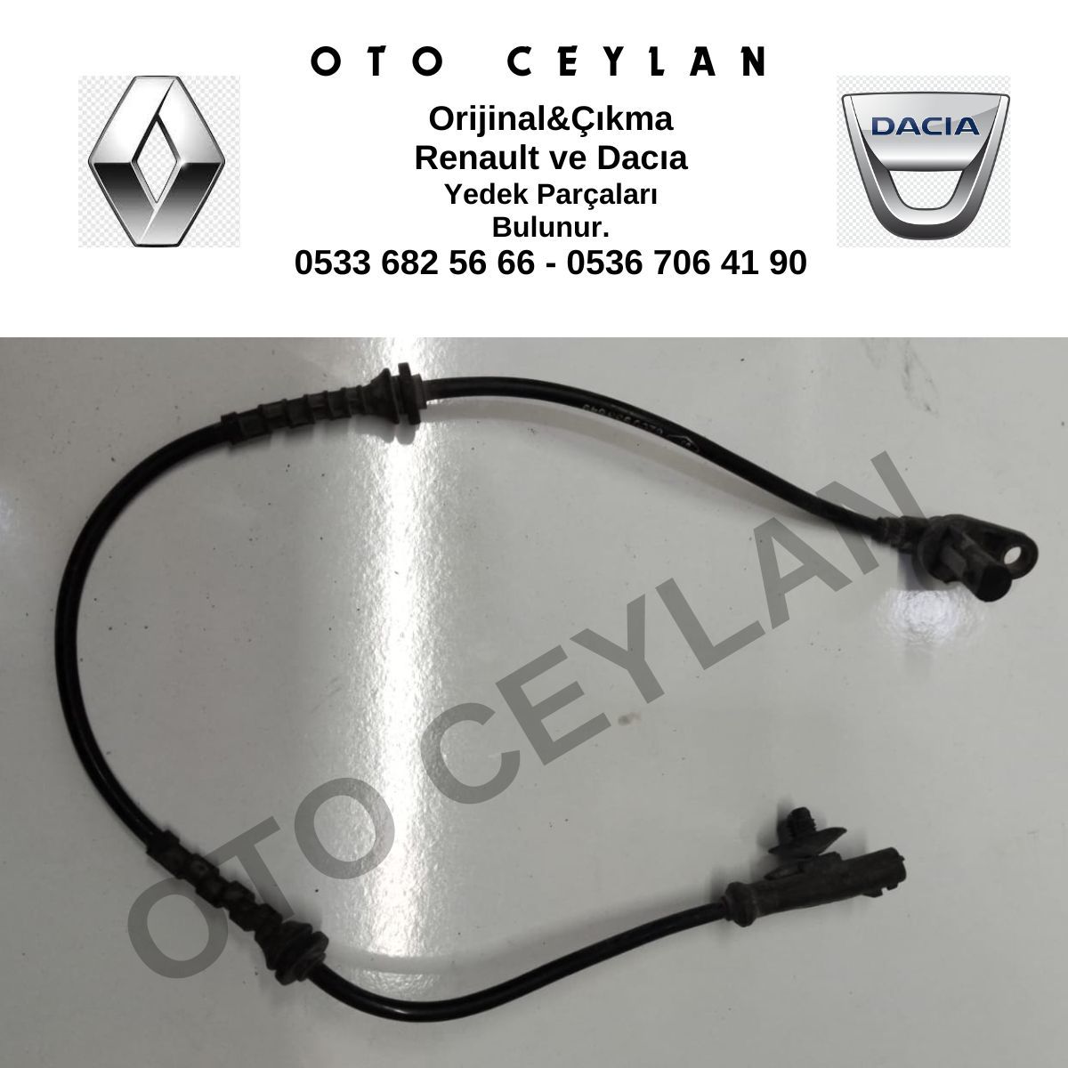 8200933549 Clio Symbol Thalia Ön ABS Kablosu Orijinal Çıkma