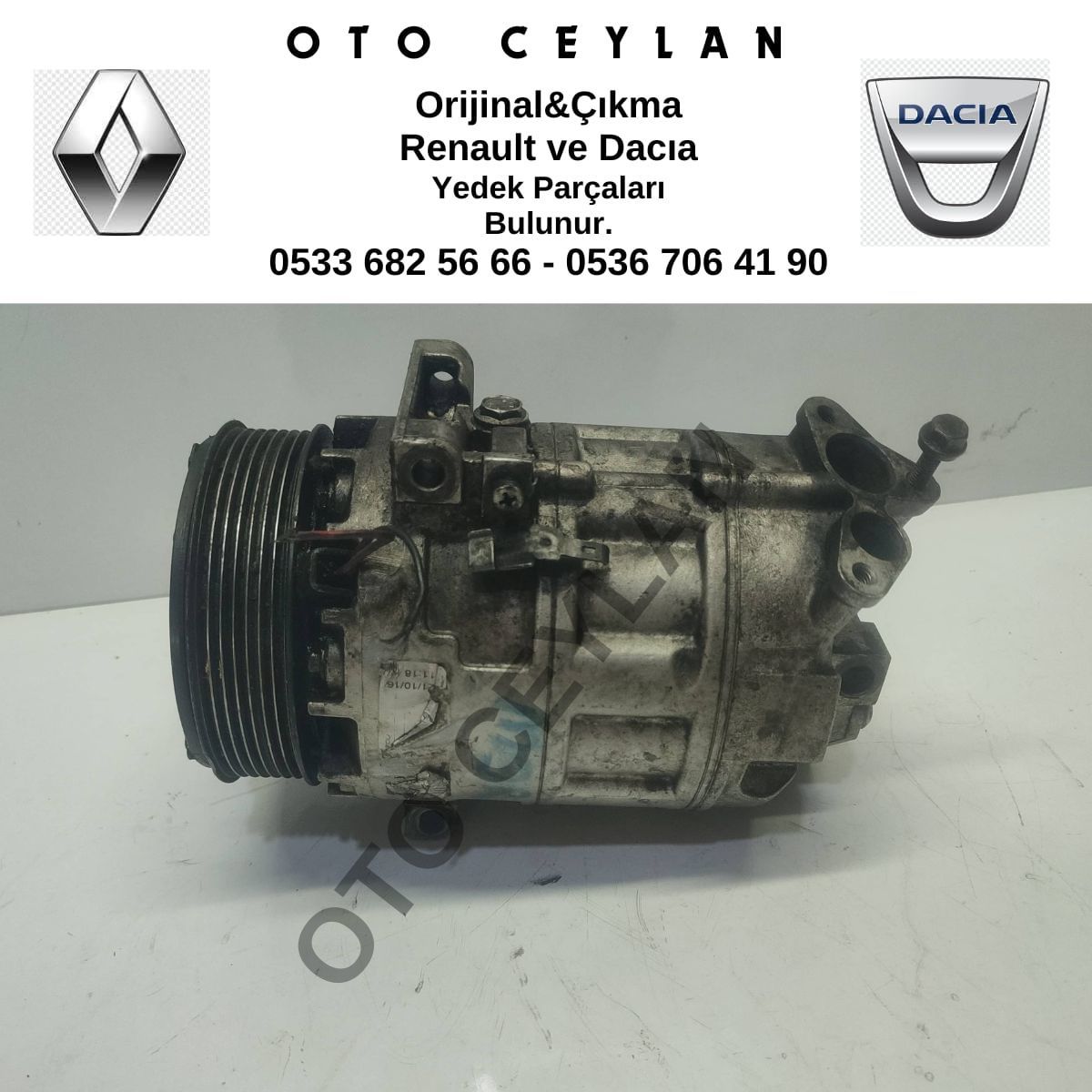 Trafıc 2 Klima Kompresörü M9R Çıkma Orijinal